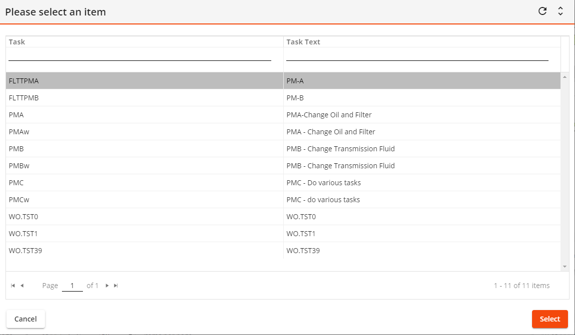 load checklist from task tool