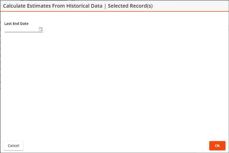 cal estimate select rec tool