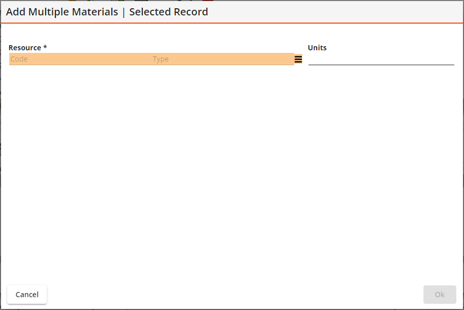 add mult materials to pm task