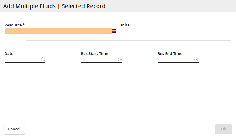 Add Multiple Fluids to Selected Task(s)