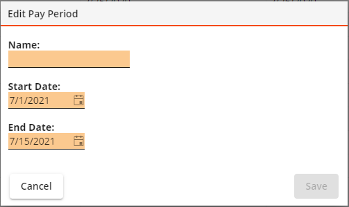 edit pay period popup