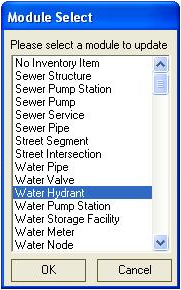 Shapefile Module Selection