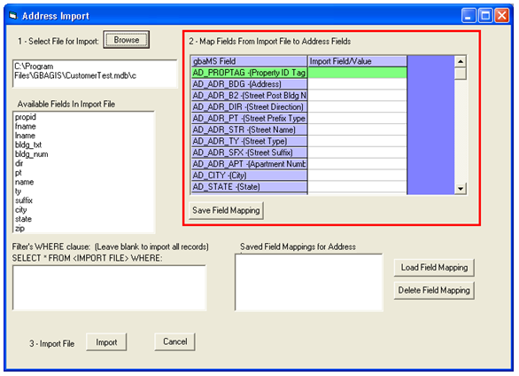 address import