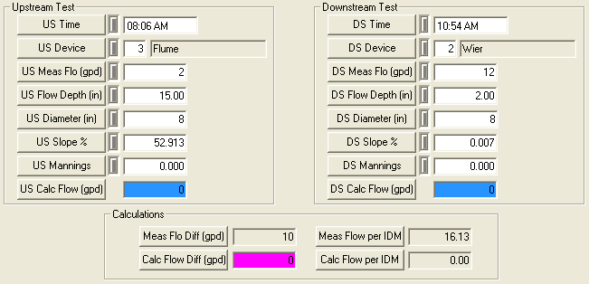 Calc Flow Diff