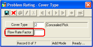 Flow Rate Factor