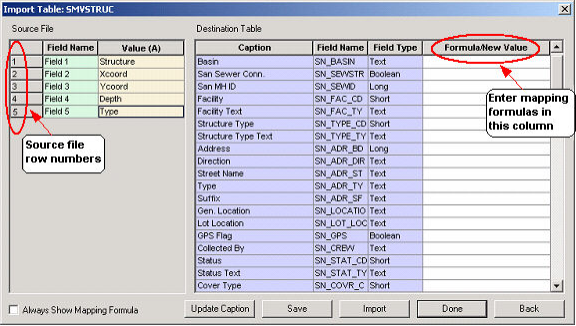 Field Mappings