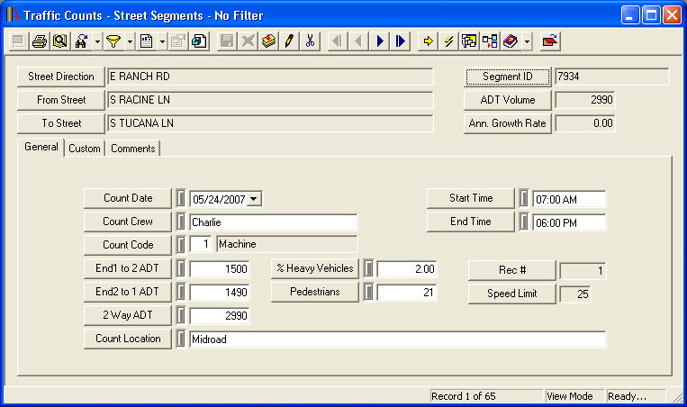 Traffic Segments