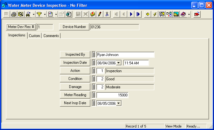 Meter Device Insp