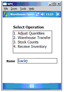 Warehouse Operations