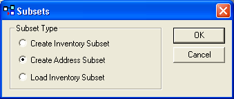 Create Address Subset