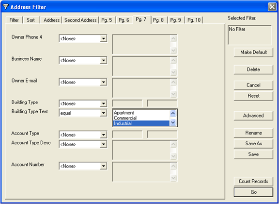 Address Filter