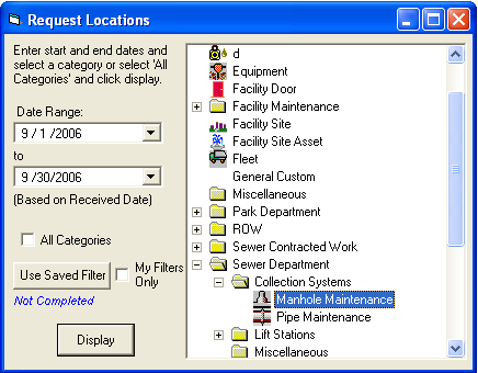 Request Loc with Filter