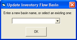 Update Inv Flow Basin