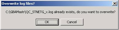 Overwrite Log File