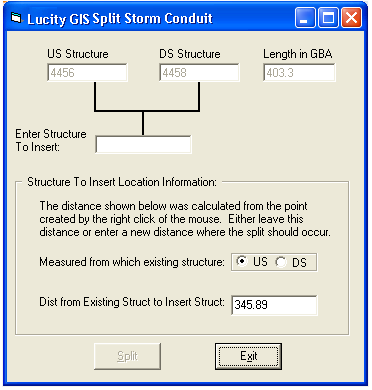 Split Storm Conduit