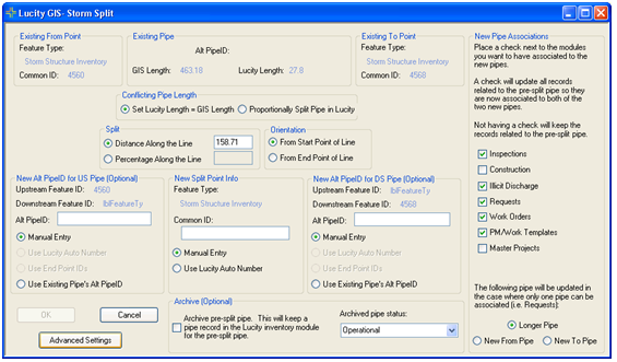 SM_Split Advanced options