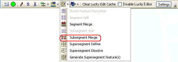 Merge Subseg