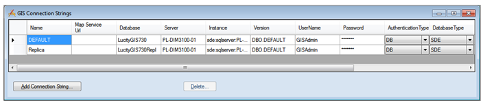 GIS Connection Strings_config