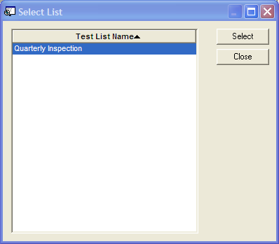 Testing_List_selection