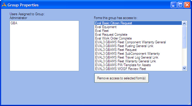 Group Properties