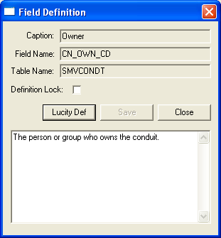 Field Definition