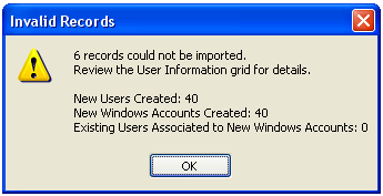 Invalid Records