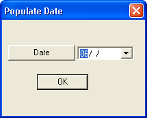 Populate Date