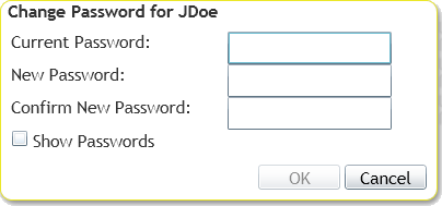 password change