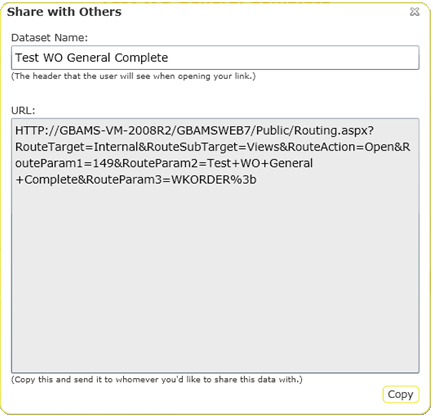 share dialog