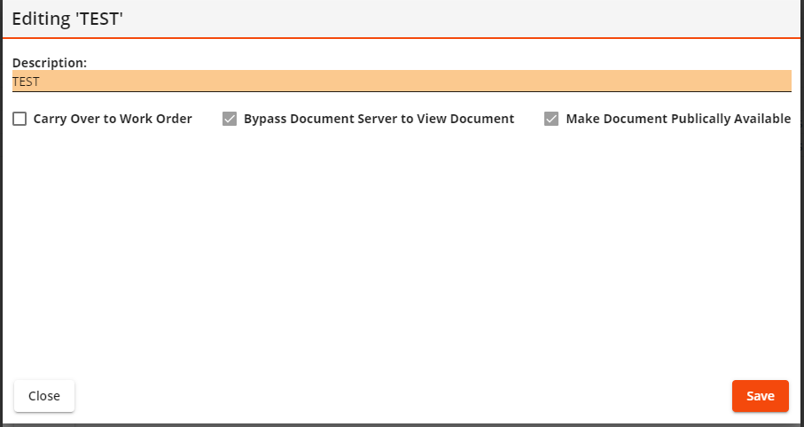 Documents tab