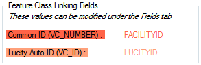 Feature Class Linking Fields