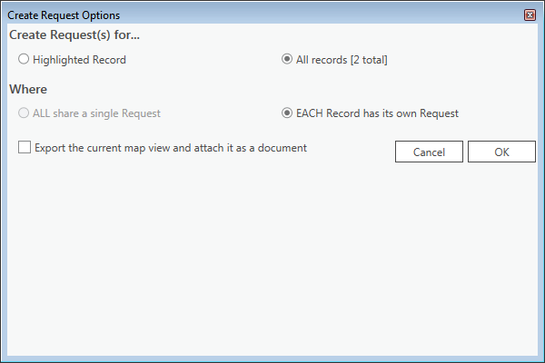 create request