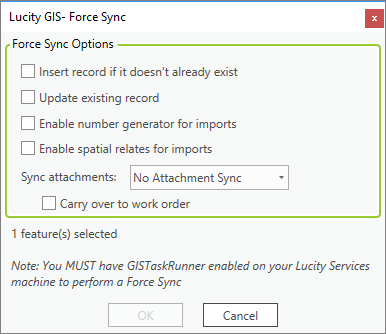 force sync dialog