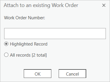 attach to a work order