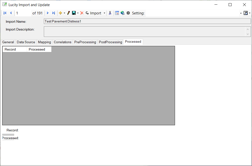 Processed Tab