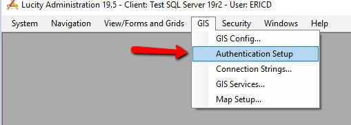 authentication setup