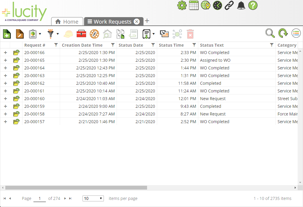 web view grid sample