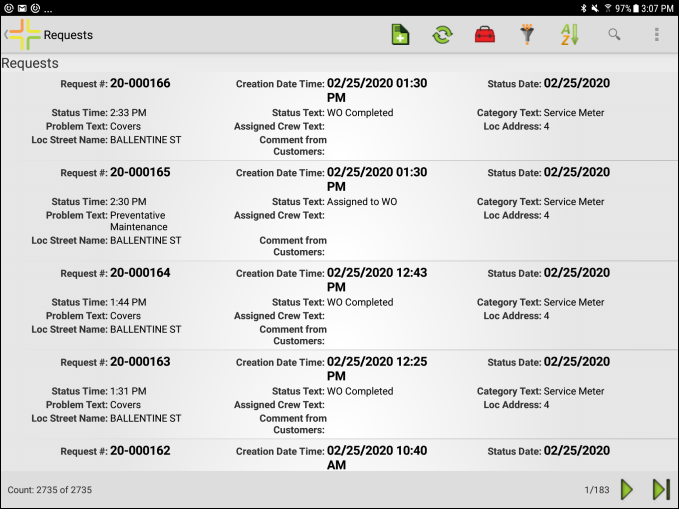andr view grid sample