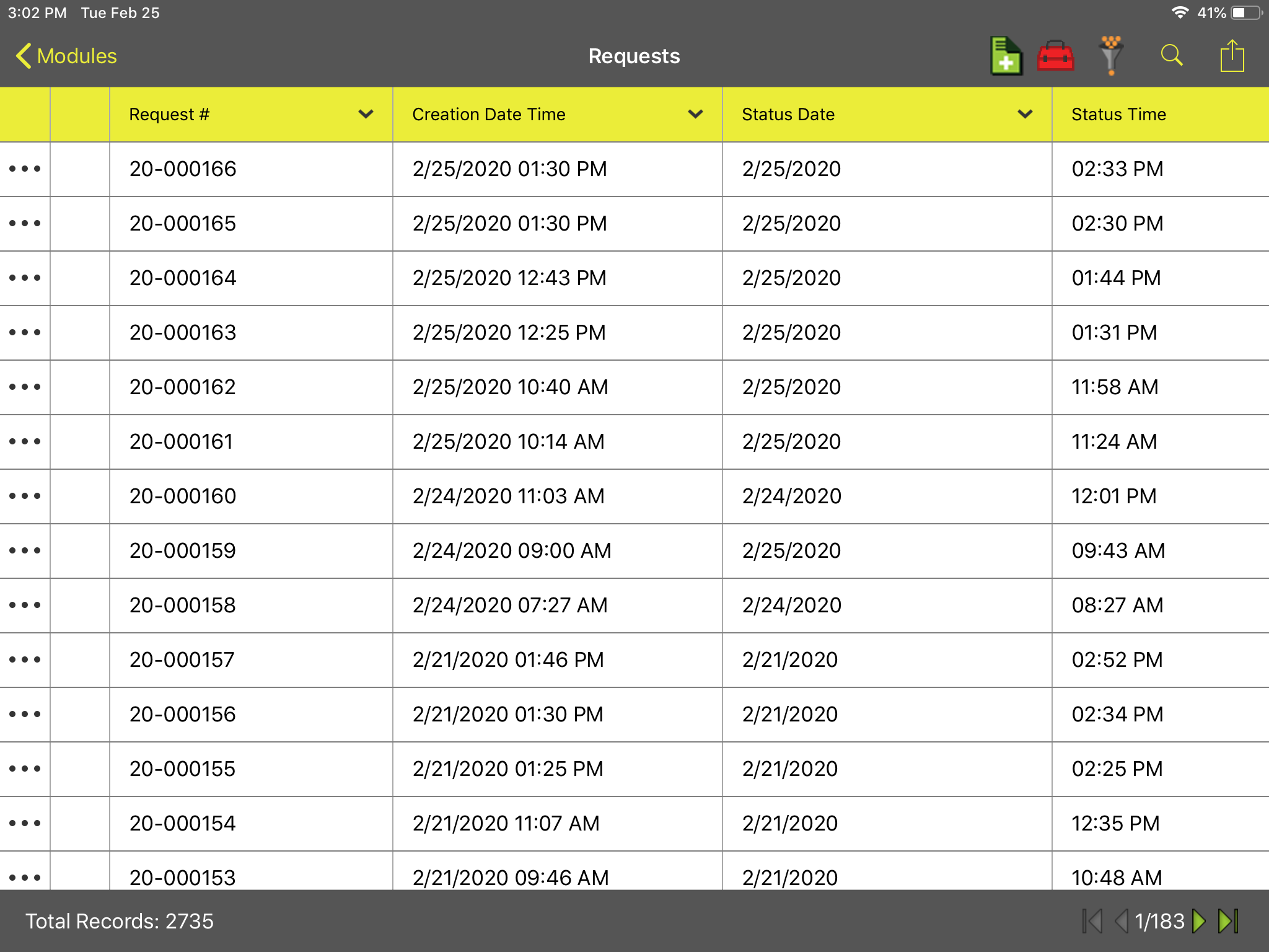 ios view grid sample
