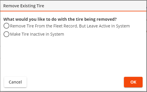 fate of removed tire
