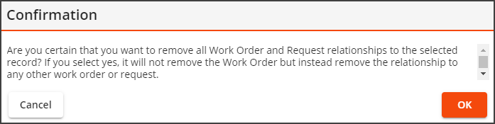 unlink work order