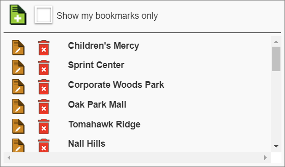 bookmark list
