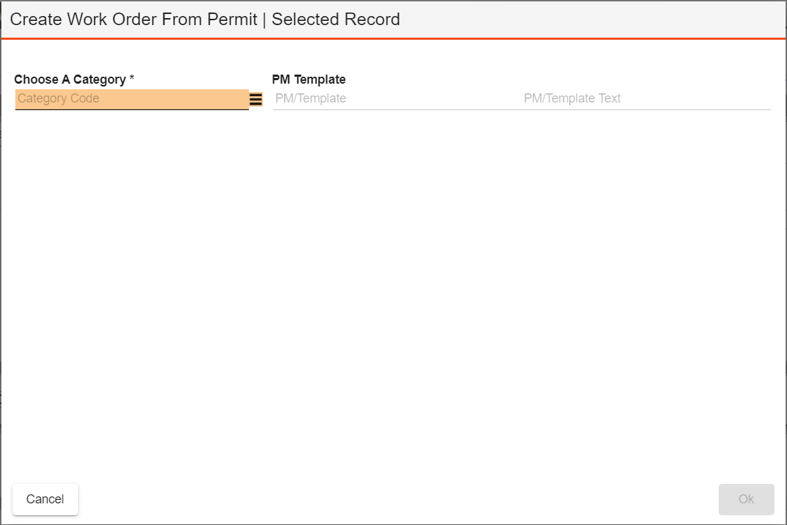 create work order from permit