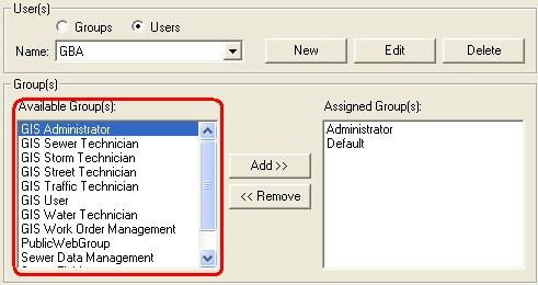 Assigning Users to Groups