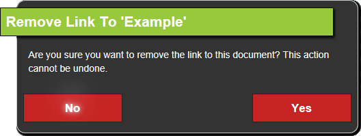 delete confirmation